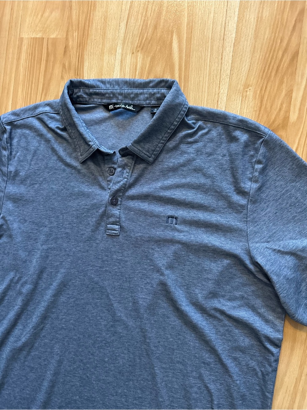 TravisMathew Lightweight Performance Polo Collared Golf Shirt- Men’s XL